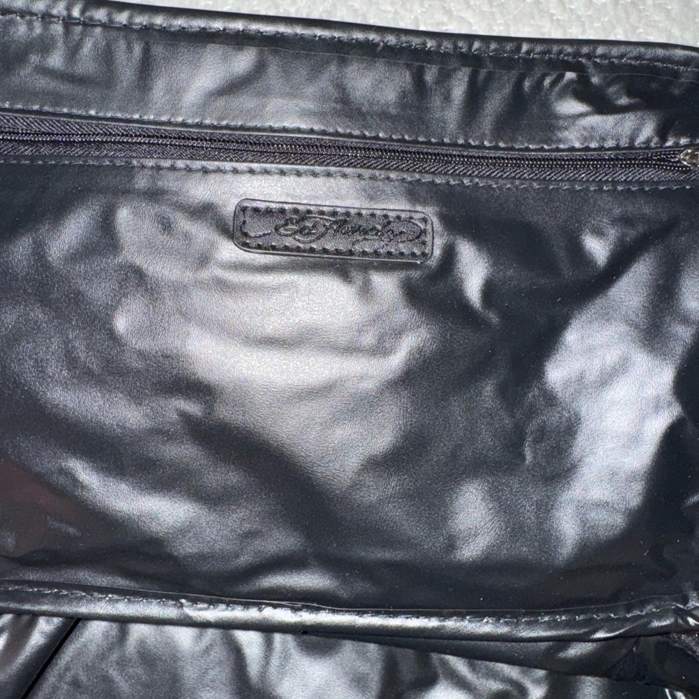 NWOT Ed Hardy Black Travel Pouch - Picture 3 of 7